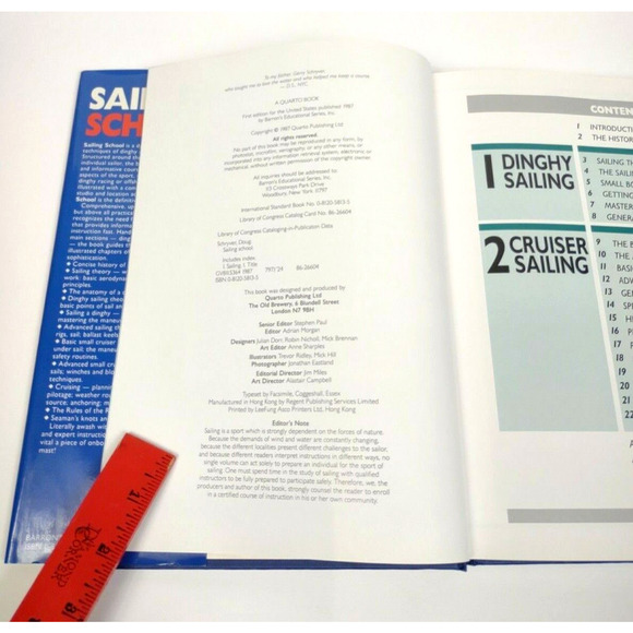 Vintage Sailing School An Illustrated Course in Sailing Doug Schryer Hardback - Picture 7 of 11